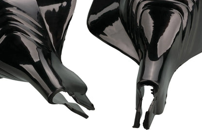 Vintage Hand Guards - Black - 1 Pair LH/RH - XT500 XT600 XT550 XT250 XTZ TT500 TT600 XT350 SR500 Universal
