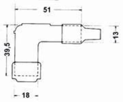 NGK Spark Plug Resistor Cover LB05F - Universal