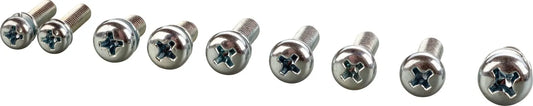 Replica Carburetor Screw Set - Galvanized Phillips Head Screws - Japanese Head Diameter with PH Drive - Mikuni VM32 Carburetor - XT500 TT500