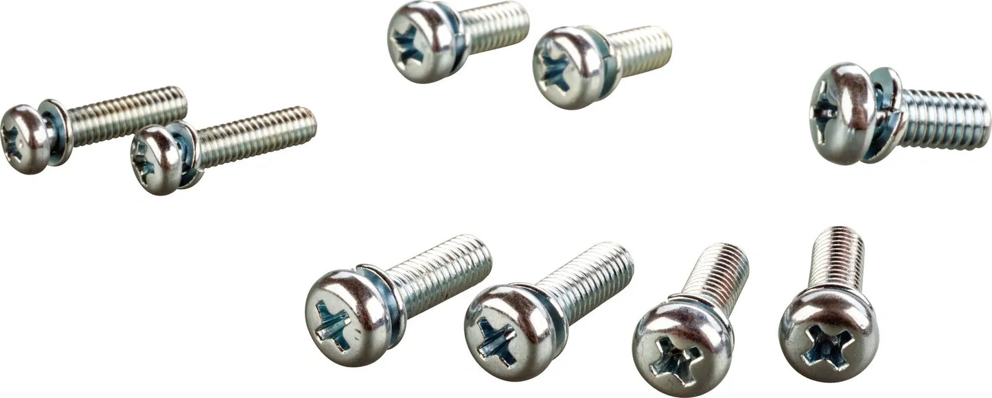 Replica Carburetor Screw Set - Galvanized Phillips Head Screws - Japanese Head Diameter with PH Drive - Mikuni VM32 Carburetor - XT500 TT500