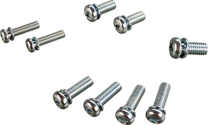 Replica Carburetor Screw Set - Galvanized Phillips Head Screws - Japanese Head Diameter with PH Drive - Mikuni VM32 Carburetor - XT500 TT500