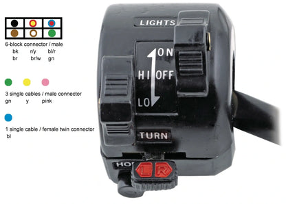 Replica LH Handlebar Switch - XT500 '79 - '85 Universal
