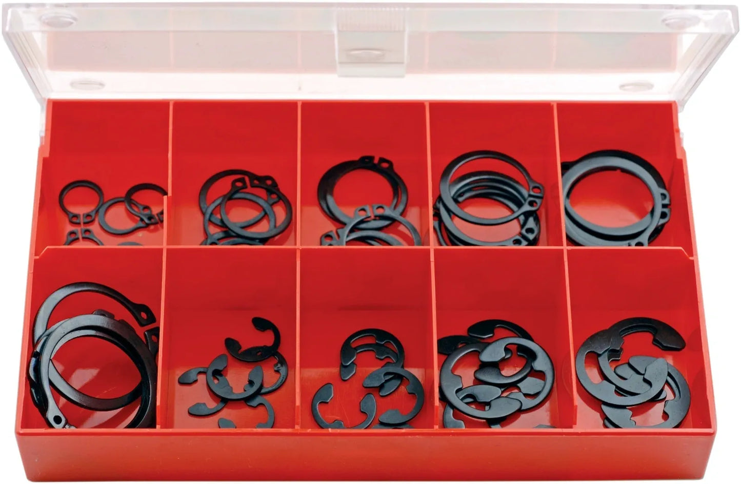 KEDO Circlip Set 7-30 mm - 10 Sizes/2 Shapes - 5 Pieces each - Universal Misc. YAMAHA Models