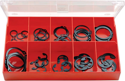 KEDO Circlip Set 7-30 mm - 10 Sizes/2 Shapes - 5 Pieces each - Universal Misc. YAMAHA Models