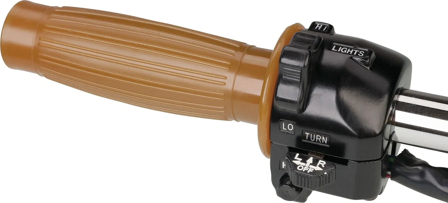 Left Handlebar Switch - YAMAHA-Style 'Classic' (Lights HI/LO, Horn, Indicators, Housing like SR OEM) - SR500F