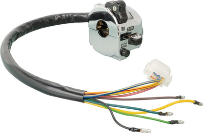 Handlebar Switch - YAMAHA-style 'Classic Chrome' (Light HI/LO, Horn, Turn Signal, housing like SR-Original) - SR500