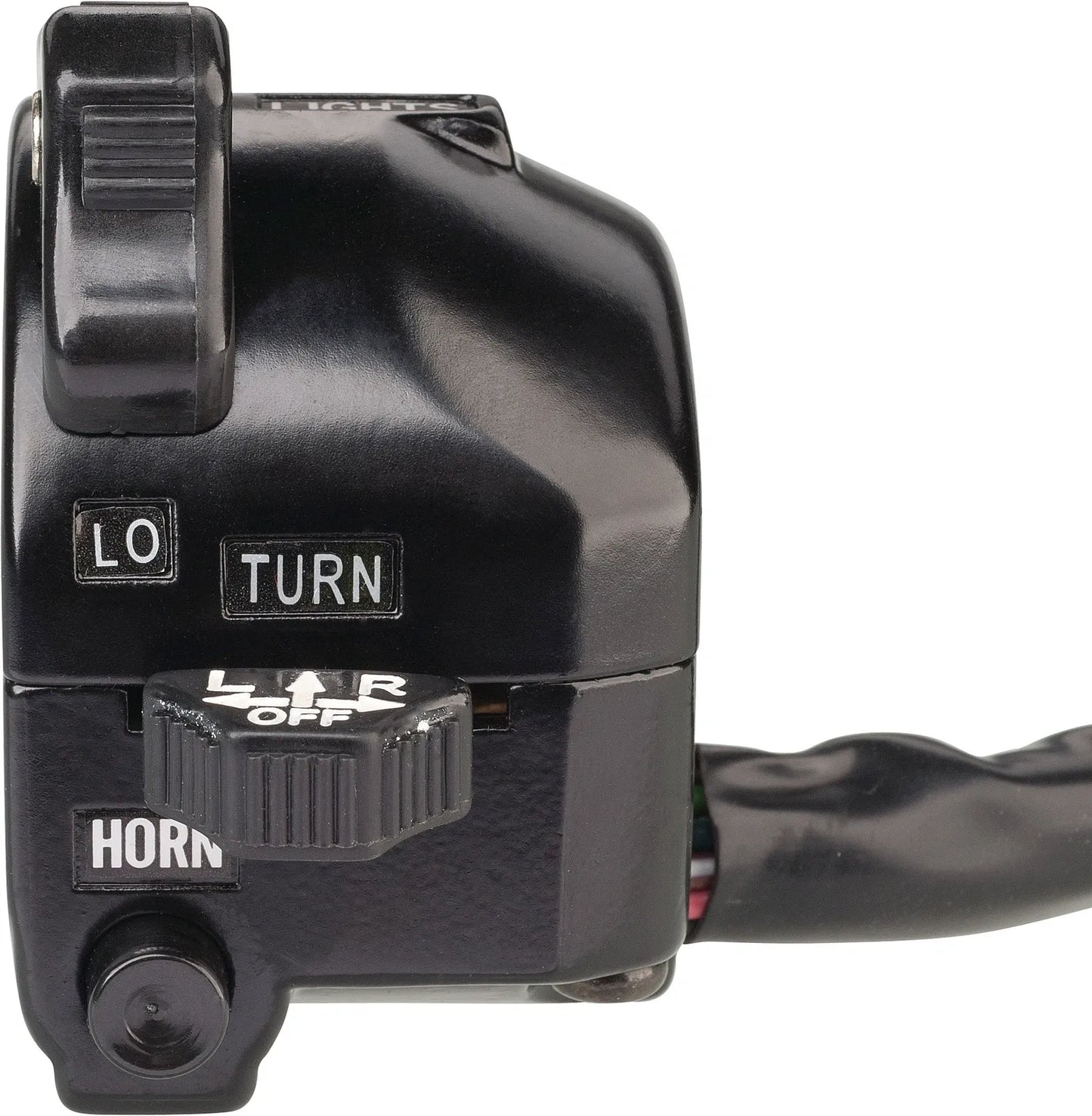Left Handlebar Switch - YAMAHA-Style 'Classic' (Lights HI/LO, Horn, Indicators, Housing like SR OEM) - SR500F