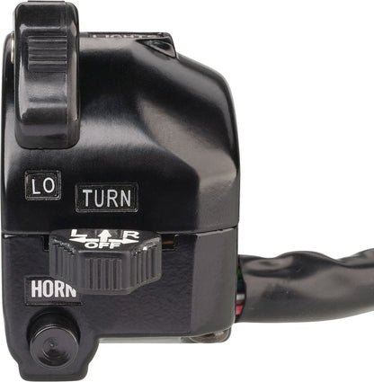 Left Handlebar Switch - YAMAHA-Style 'Classic' (Lights HI/LO, Horn, Indicators, Housing like SR OEM) - SR500F