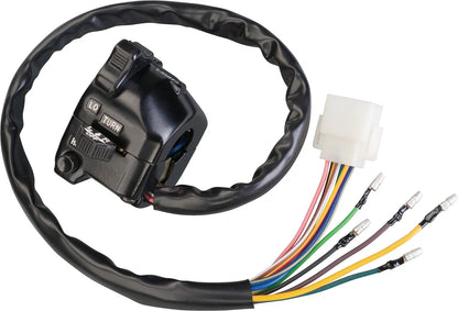 Left Handlebar Switch - YAMAHA-Style 'Classic' (Lights HI/LO, Horn, Indicators, Housing like SR OEM) - SR500F