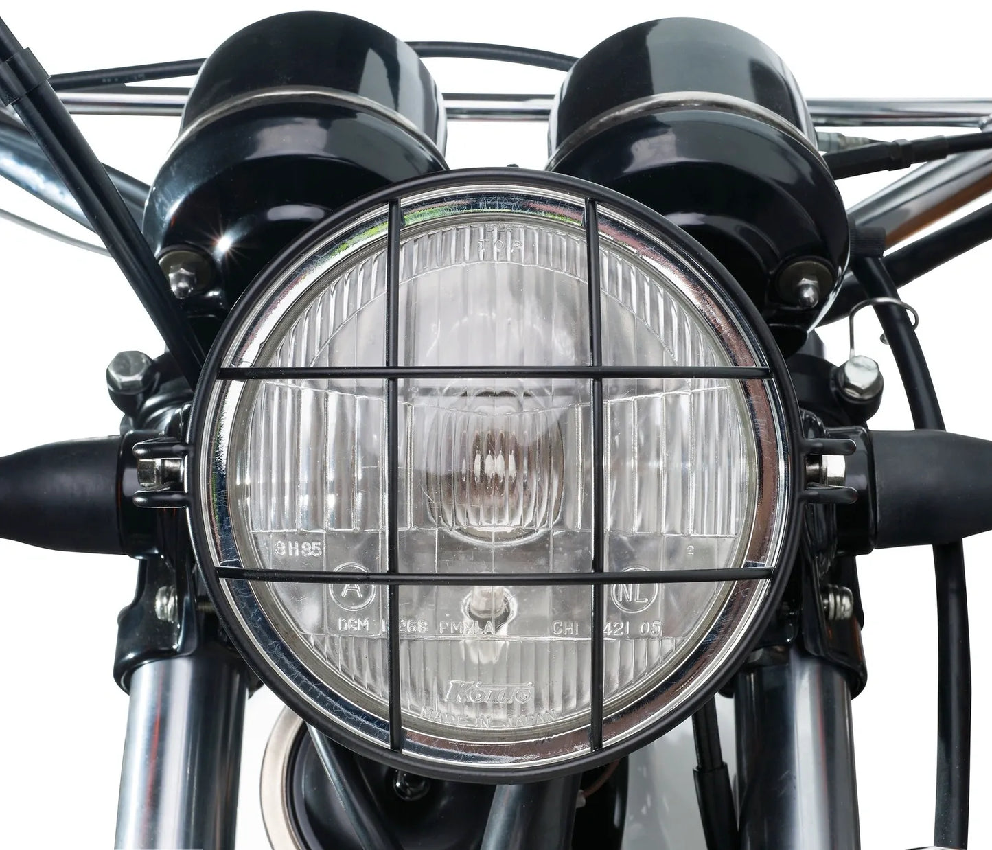 Black Headlight Grille - 'X Country' - XT500 XT250 Universal
