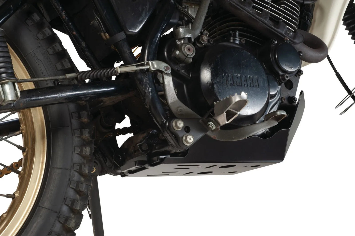 *NEW ITEM* Heavy Duty Aluminum Engine Guard/Skid Plate - 4mm Black-coated Aluminum - XT250