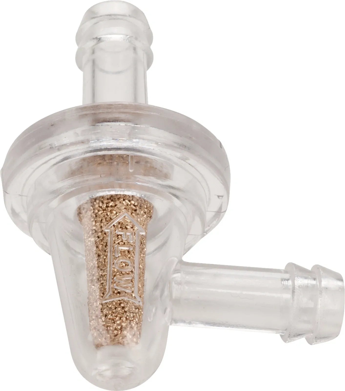 Mini Fuel Filter - 90° angled - 6mm I.D. Fuel Hose - Universal