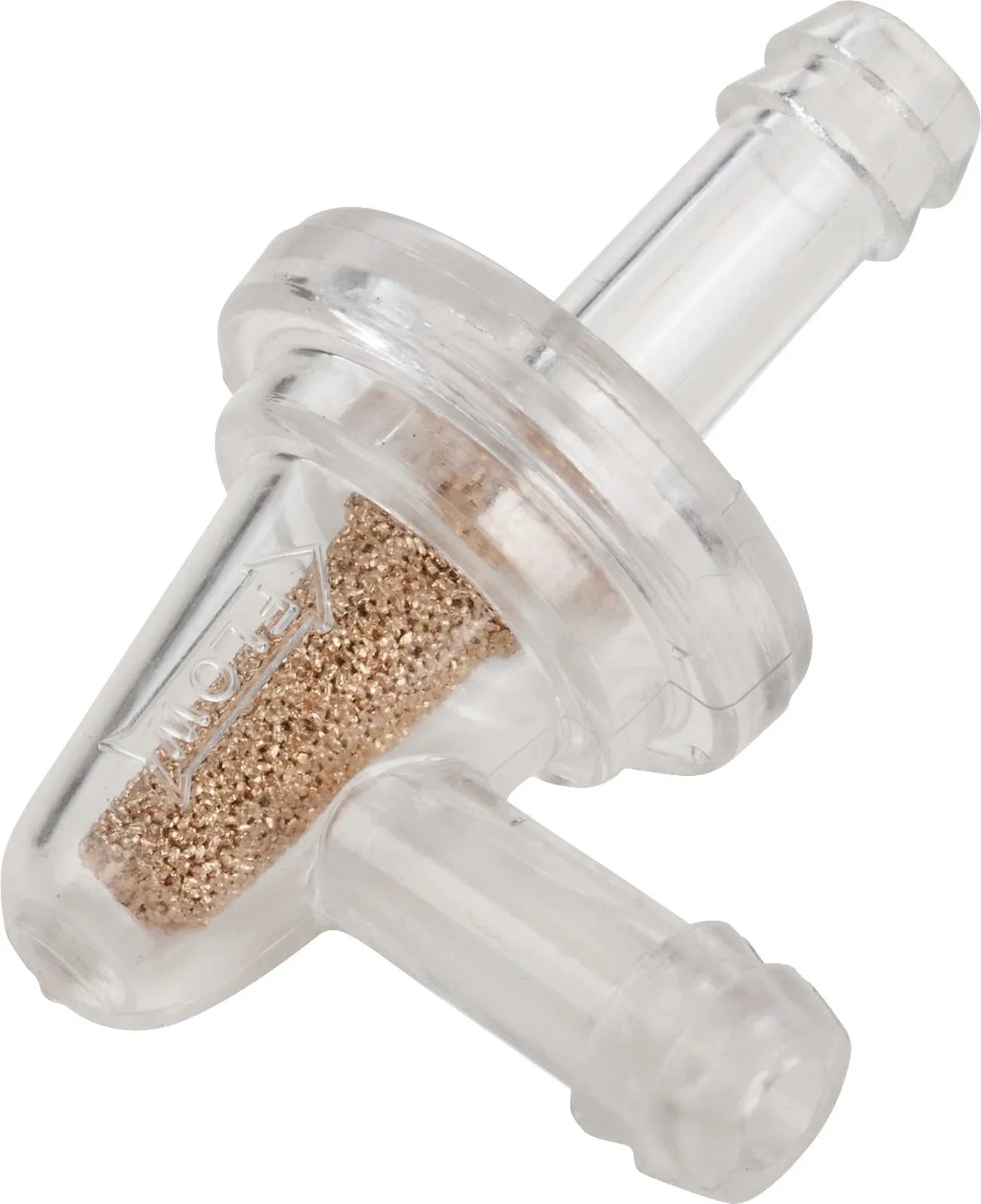 Mini Fuel Filter - 90° angled - 6mm I.D. Fuel Hose - Universal