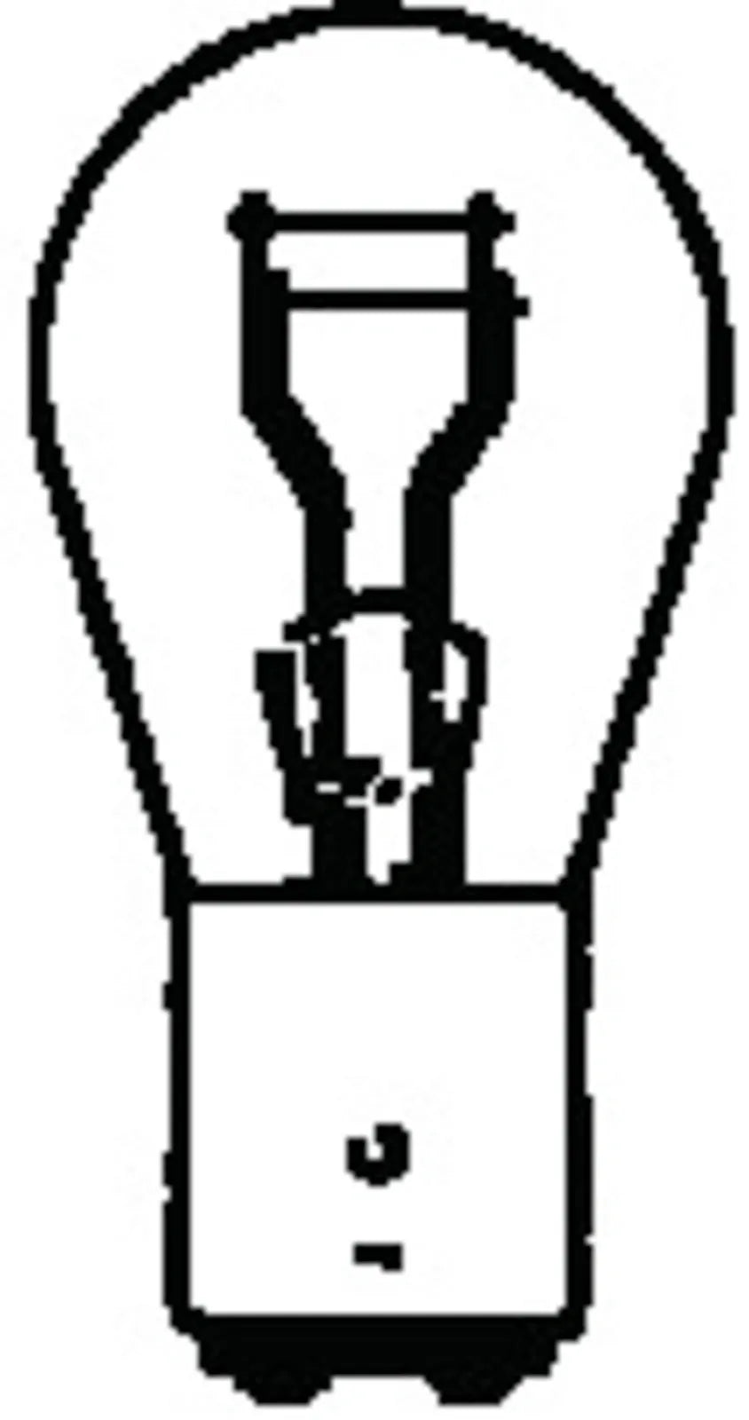 Taillight/Brake Light 12V 21/5W Bulb BAY15D - Dual Filament - Universal