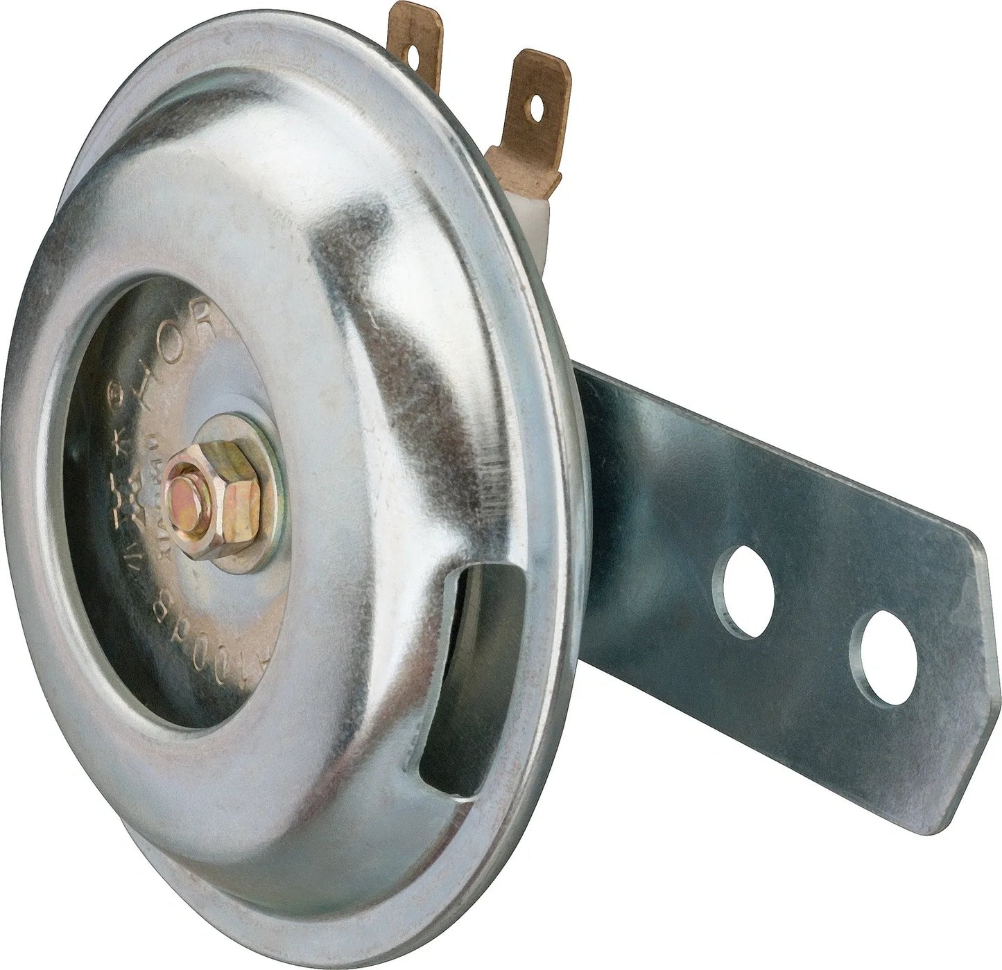 6V Horn - 100dB - Zinc Plated Silver - Universal Fitment