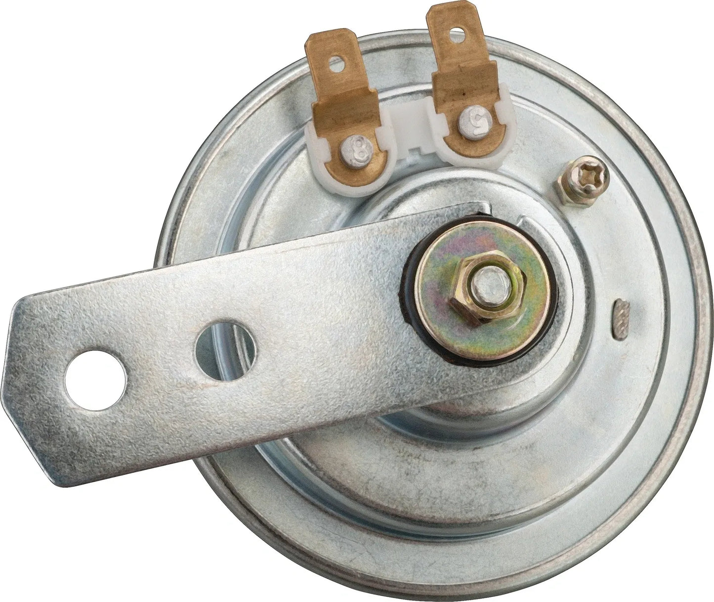 6V Horn - 100dB - Zinc Plated Silver - Universal Fitment