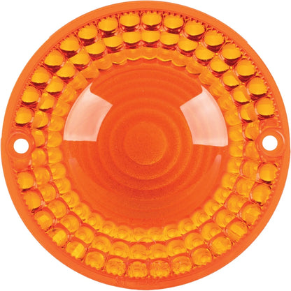Front/Rear Turn Signal Indicator - Replacement Lens - 'Matte' Amber - XT500 XT250 Universal