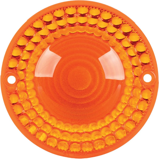 Front/Rear Turn Signal Indicator - Replacement Lens - 'Matte' Amber - XT500 XT250 Universal