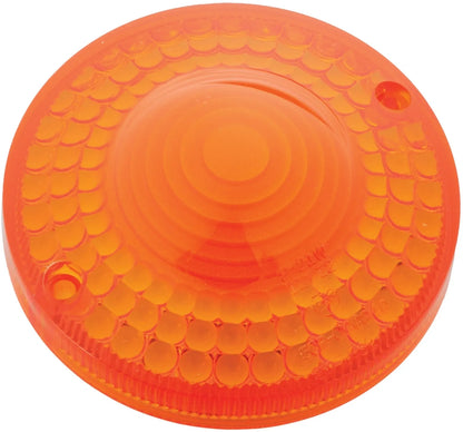 Front/Rear Turn Signal Indicator - Replacement Lens - 'Matte' Amber - XT500 XT250 Universal