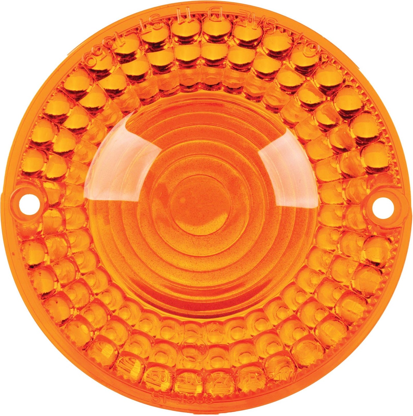 Front/Rear Turn Signal Indicator - Replacement Lens - 'Clear' Amber - XT500 XT250 Universal