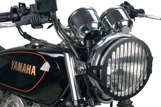 Black Headlight Grille - 'Scrambler-Style - SR500 SR400 XS650