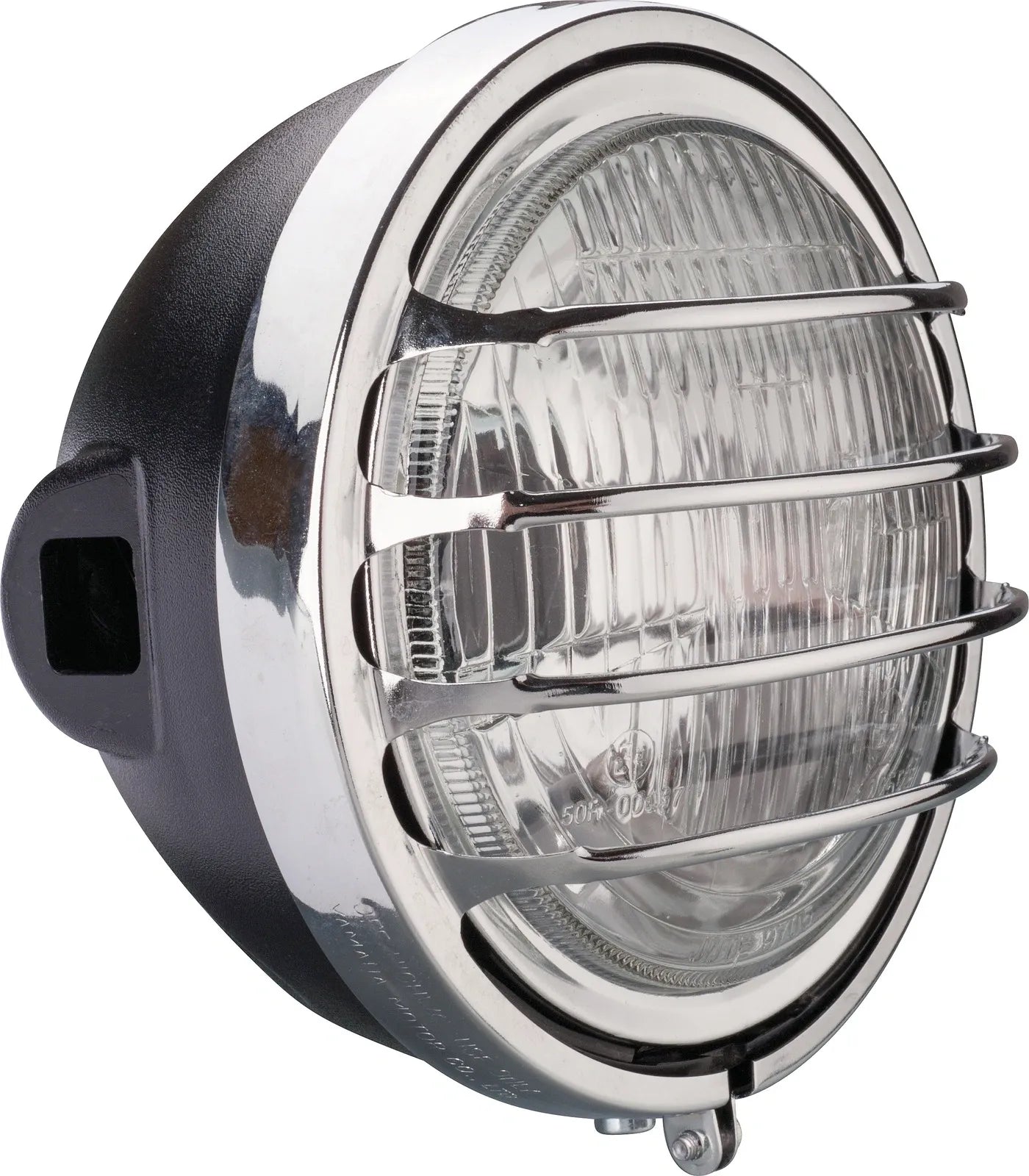 Replica Headlight - with H4 Insert and Paris Dakar Chrome Grille - XT500 TT500 SR500