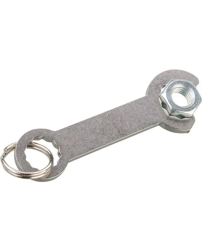 *NEW ITEM* Key Fob - Stainless Steel - Tool with 10mm/13mm External Hex + Bottle Opener - XT500 TT500 SR500 XT/TT Universal