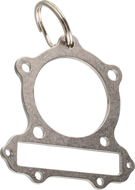 Key Chain - Head Gasket 500cc - 1.5 mm stainless steel - SR400 SR500 TT500 XT500 Universal