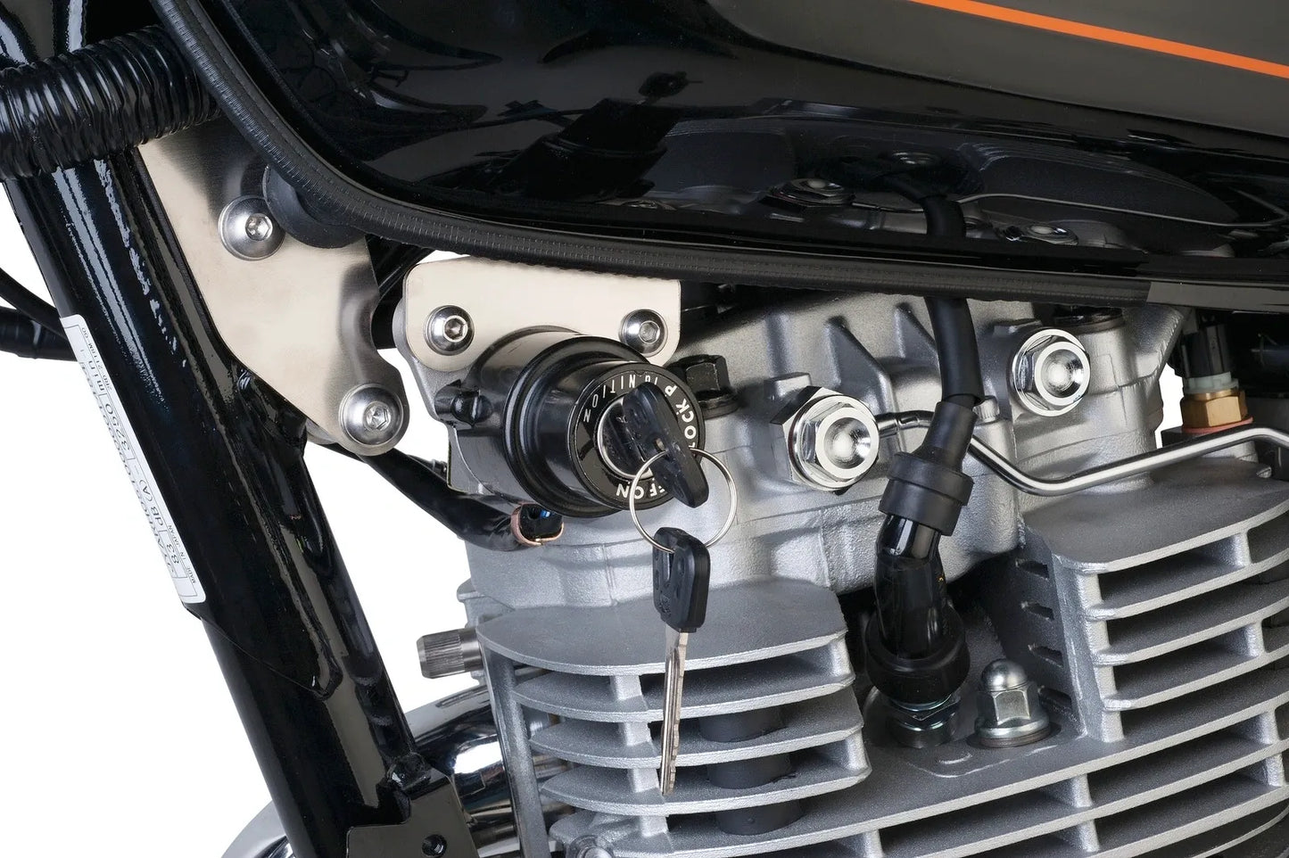 Ignition Switch Bracket Kit - 'Brit Mount' - Stainless Steel - SR500