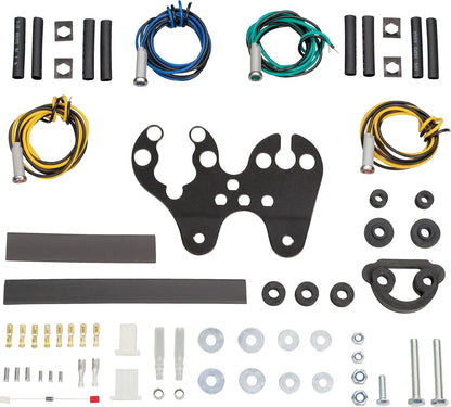 Speedometer Bracket and Instrument Lights Set - Stainless Steel Powder Coated - XT500 TT500