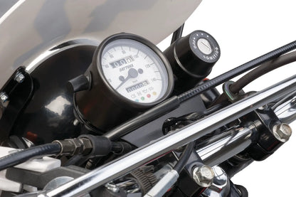 Speedometer and Ignition Switch Bracket Set - 'Pure' - Stainless Steel Powder Coated - XT500 TT500