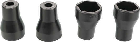 Turn Signal Thread Cover/Caps - for M8 Thread - Black Plastic - 4 Piece Set - Universal