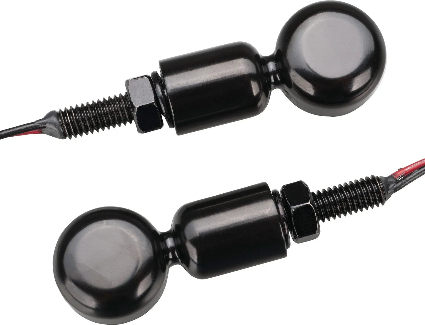 LED Micro Turn Signal Indicator - 'Bates-Companion' - Clear Lens - XT500 TT500 SR500 Universal