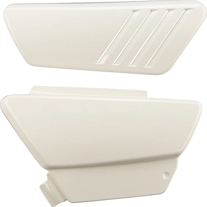 Side Cover Set - R+L (Detailed Reproduction/Replica), 1 Pair - ABS-painted Clean White - XT250