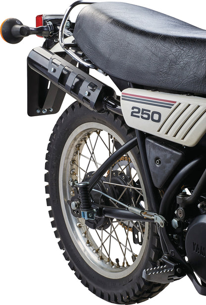 KEDO Silencer Heat Shield - Stainless Steel, Black coated - fits Marving/Bull Silencer Item # 91327/91324 - XT250