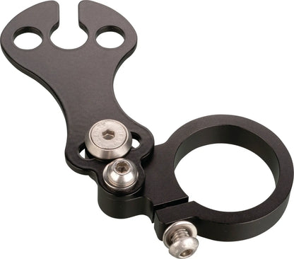Ignition Switch Bracket - Fork Mounted - Stainless/Aluminum Black Coated - TT500