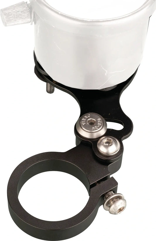 Speedometer Bracket - Fork Mounted - Stainless/Aluminum Black Coated - TT500 XT500 Universal