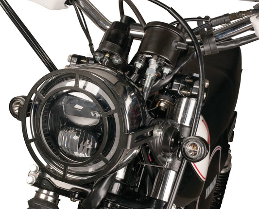 Black Headlight Grille - 'Neo' - XT500 XT250 Universal
