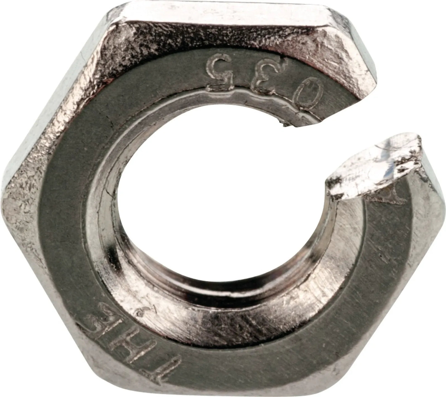 M6 Nut - Slotted - for Retrofitting to Turn Signal Mounting/Throttle/Brake/Clutch Cable - Universal