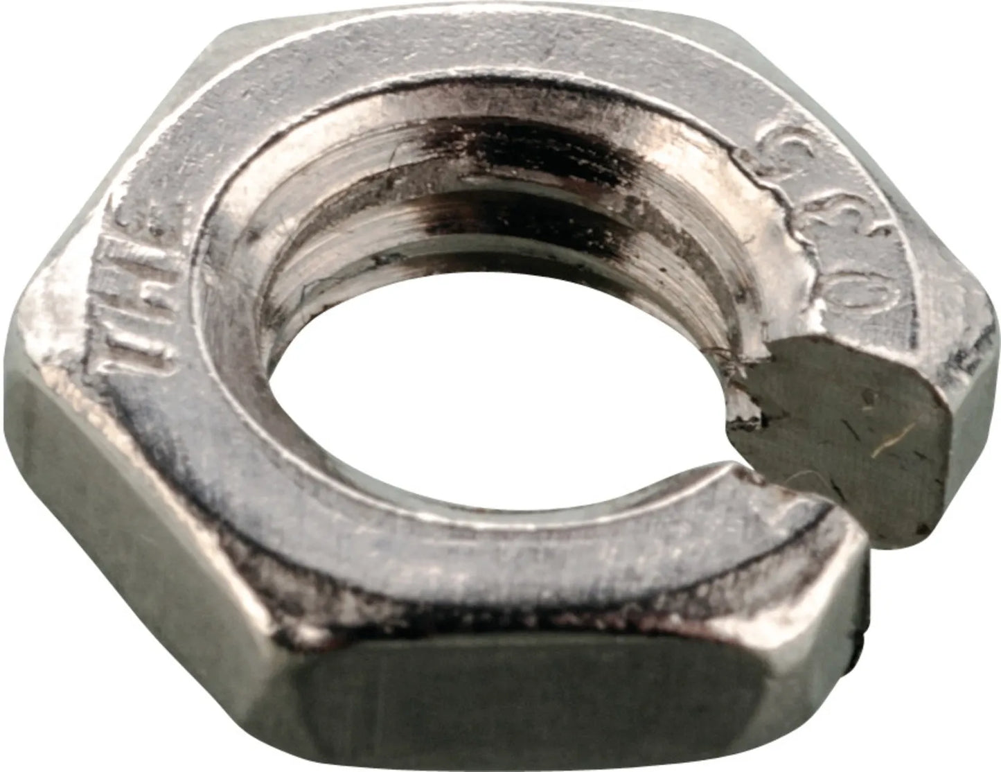 M6 Nut - Slotted - for Retrofitting to Turn Signal Mounting/Throttle/Brake/Clutch Cable - Universal