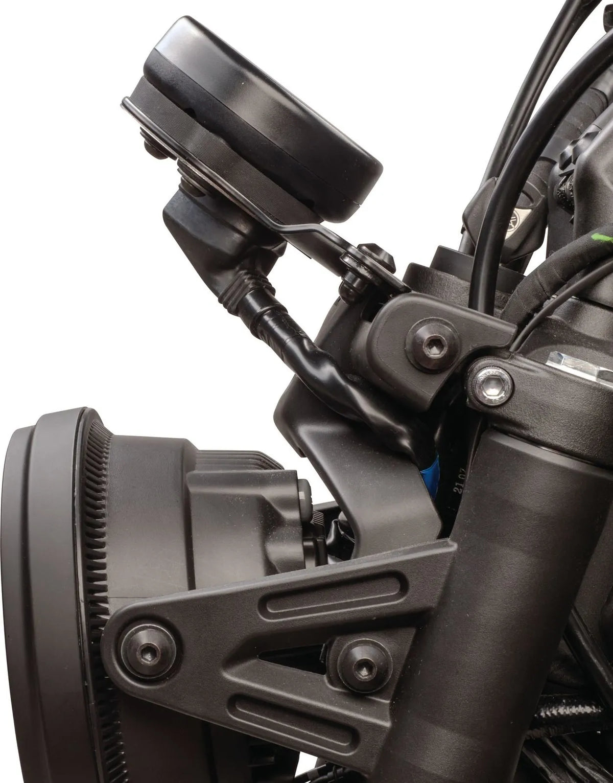 KEDO Speedo Bracket - for original YAMAHA Meter - Aluminum Black-coated - XSR700 '22-