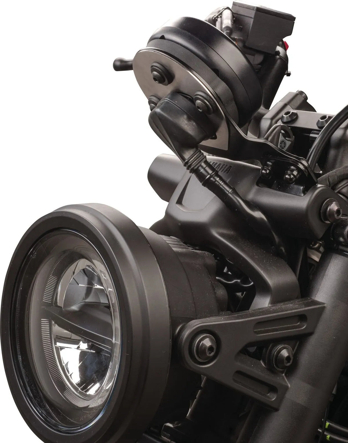 KEDO Speedo Bracket - for original YAMAHA Meter - Aluminum Black-coated - XSR700 '22-