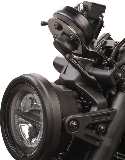 KEDO Speedo Bracket - for original YAMAHA Meter - Aluminum Black-coated - XSR700 '22-