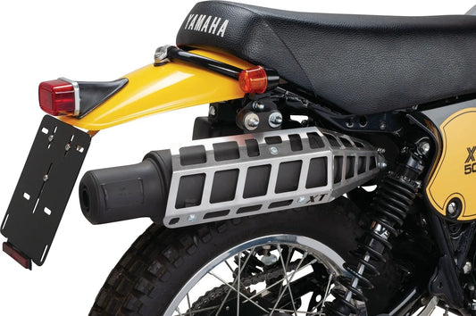 KEDO - XL Heat Shield - for Marving Exhaust/Silencer Item # 91333 - 1.5 mm Stainless Steel - XT500 TT500