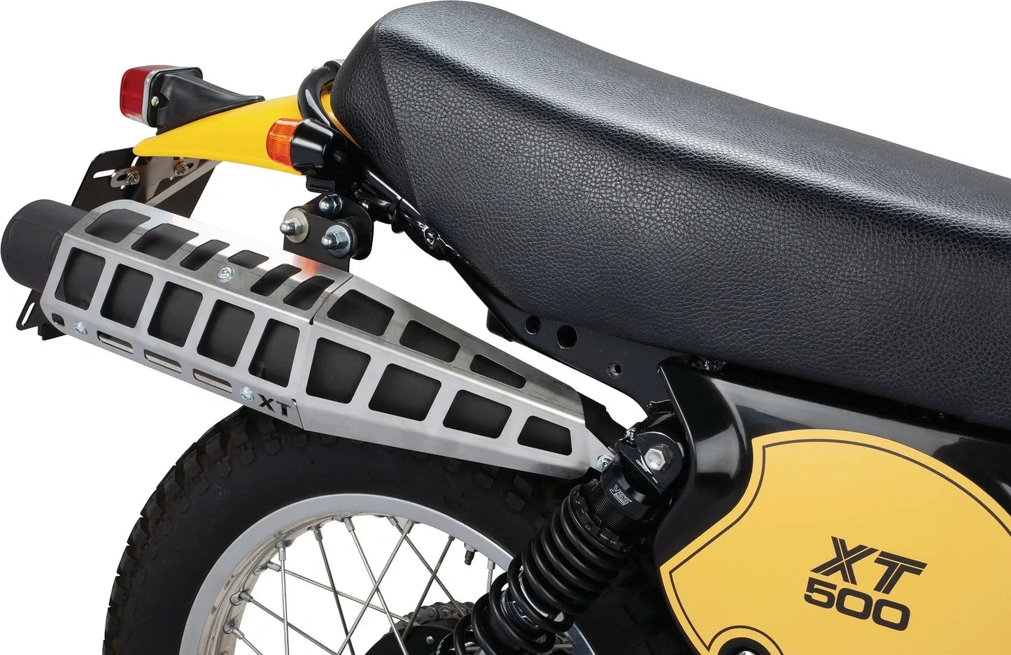 KEDO - XL Heat Shield - for Marving Exhaust/Silencer Item # 91333 - 1.5 mm Stainless Steel - XT500 TT500