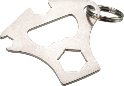 Multi-Tool Key Fob - Stainless Steel - 'XT Buddy' - XT500 TT500 Universal