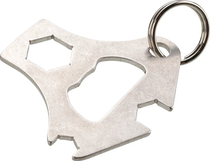 Multi-Tool Key Fob - Stainless Steel - 'XT Buddy' - XT500 TT500 Universal