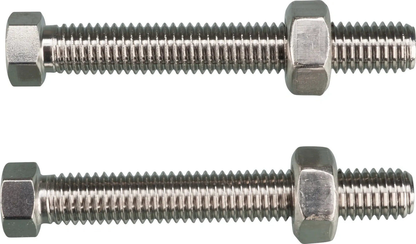 Swingarm Chain Tensioner Bolt Set - Stainless Steel - XT500 TT500 SR500 SR400