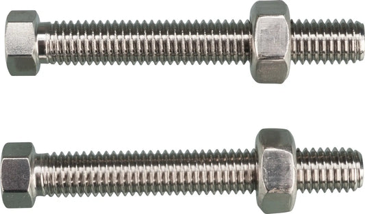Swingarm Chain Tensioner Bolt Set - Stainless Steel - XT500 TT500 SR500 SR400