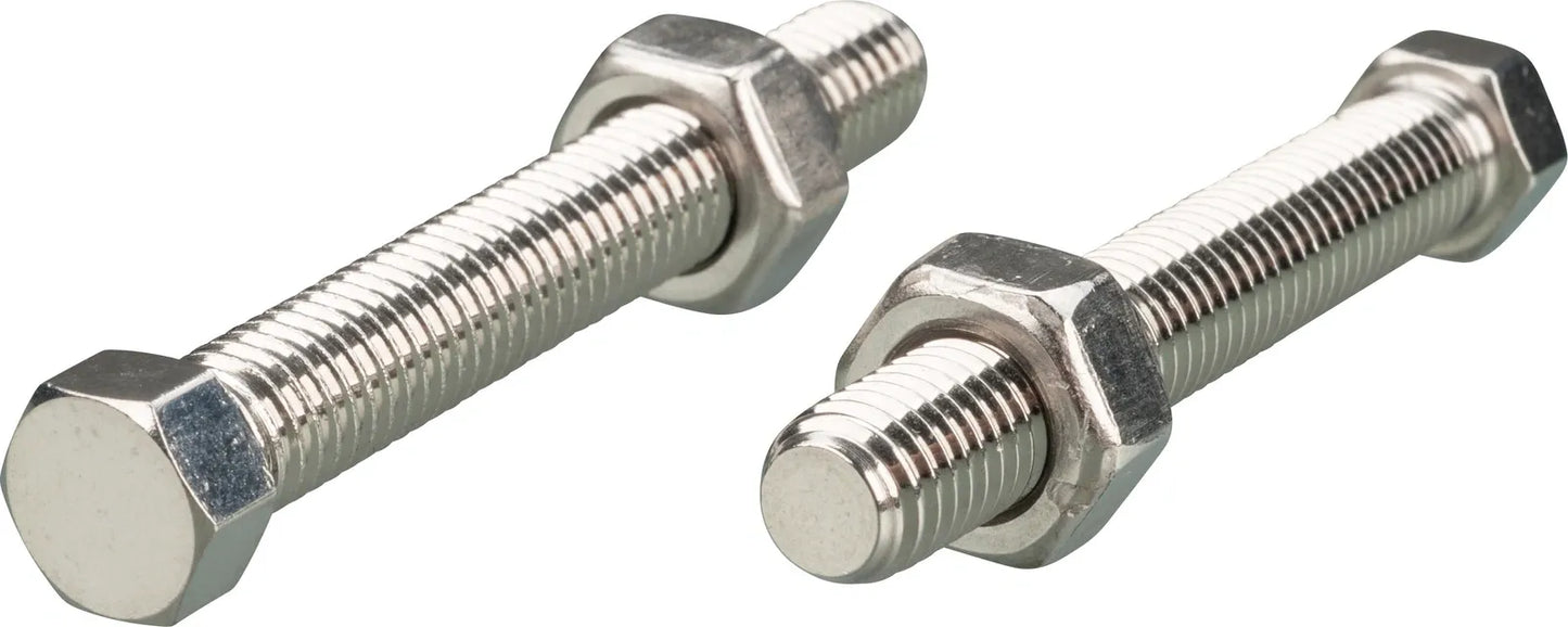 Swingarm Chain Tensioner Bolt Set - Stainless Steel - XT500 TT500 SR500 SR400